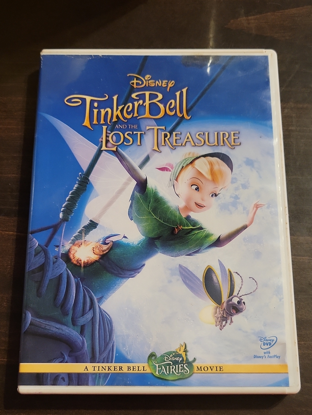 Disney TinkerBell and the Lost Treasure DVD - Blue, Green, White